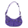 Agneau Arena Le Cagole Shoulder Bag XS Purple