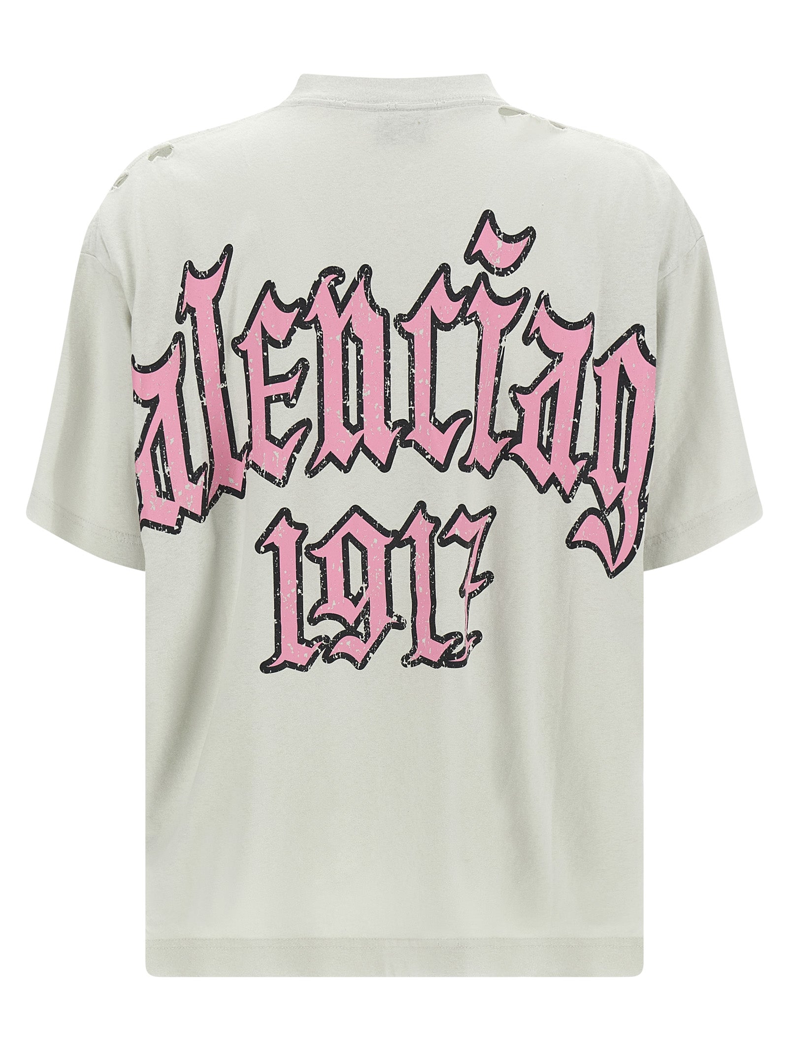 Balenciaga Beige Cotton Women's T-Shirt
