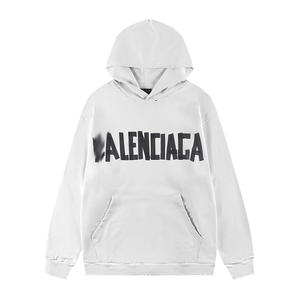 Balenciaga  Print LOGO Hoodie