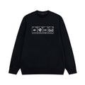 Balenciaga  Crew Neck Letter Sweatshirt