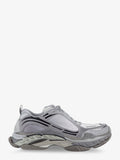 Balenciaga Men Triple S.2 Gradient Mesh And Nylon Insert Sneakers With Used Effect