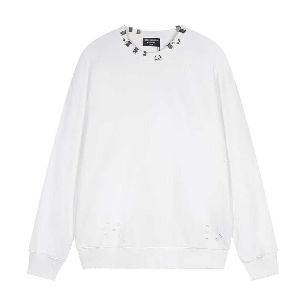 Balenciaga  Couples Crew Neck Hoodie