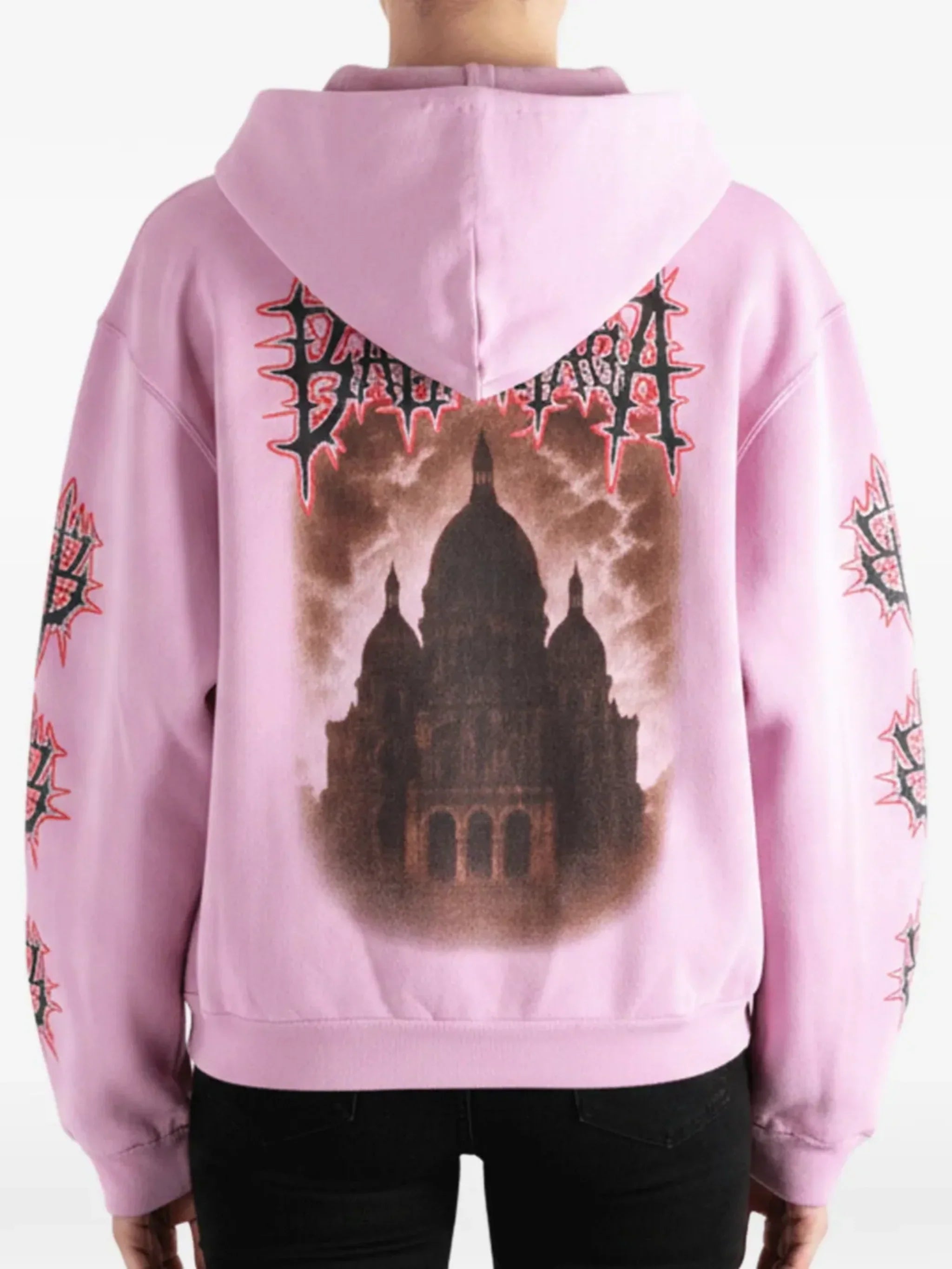 BALENCIAGA - Women Sacre Couer Medium Fit Zip-Up Hoodie