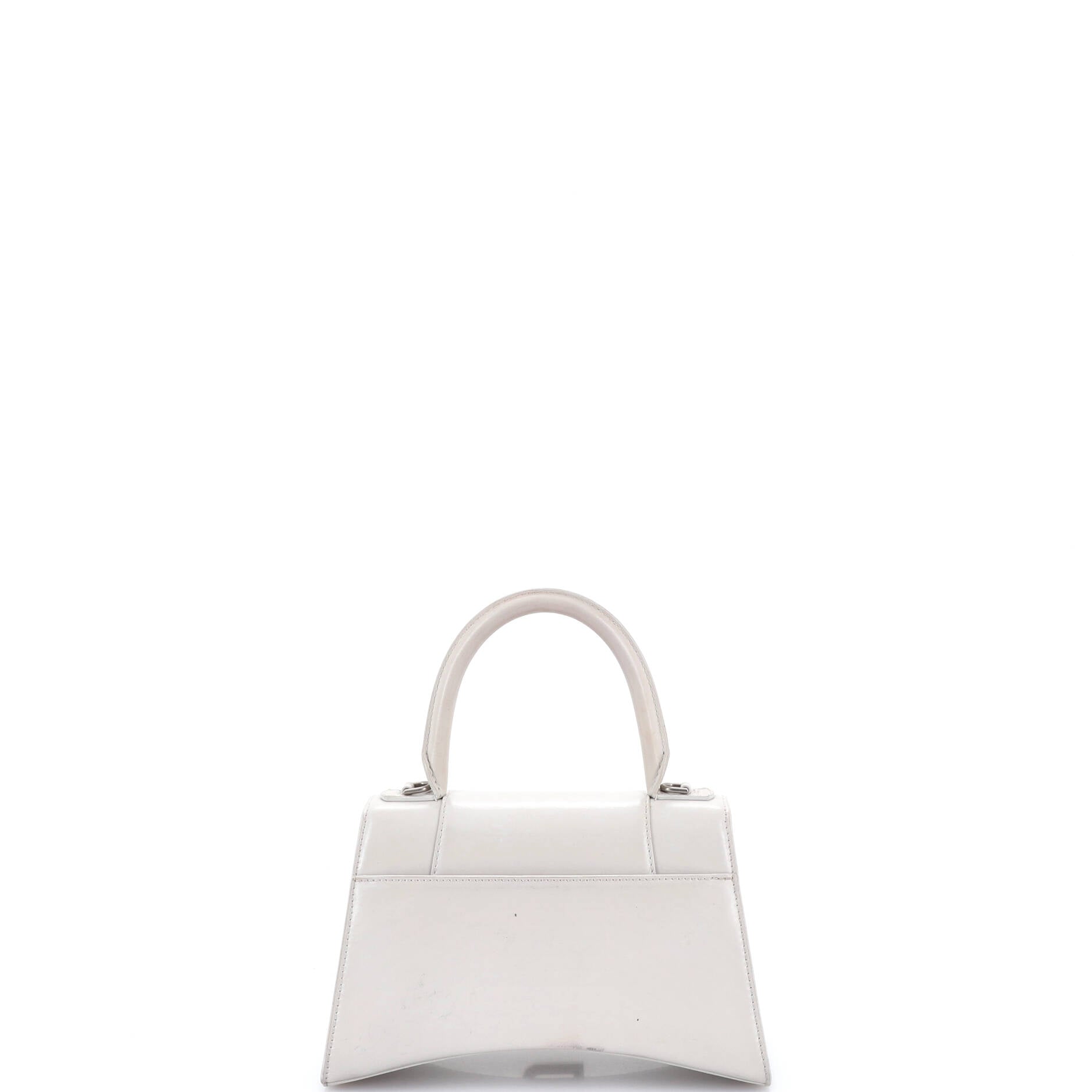 Hourglass Top Handle Bag Leather Small