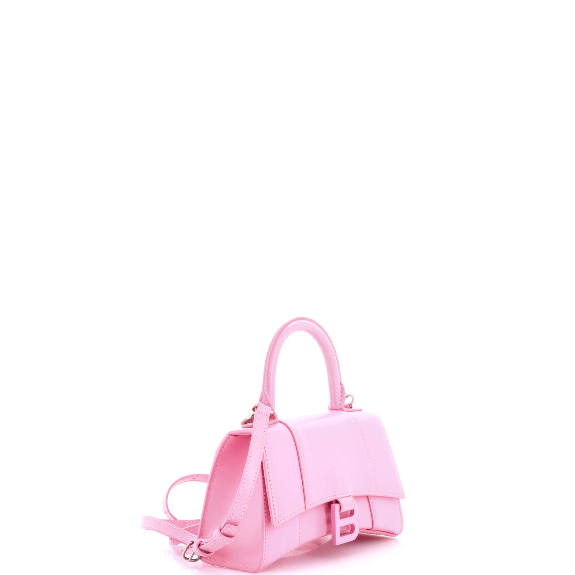 Hourglass Top Handle Bag Leather XS
