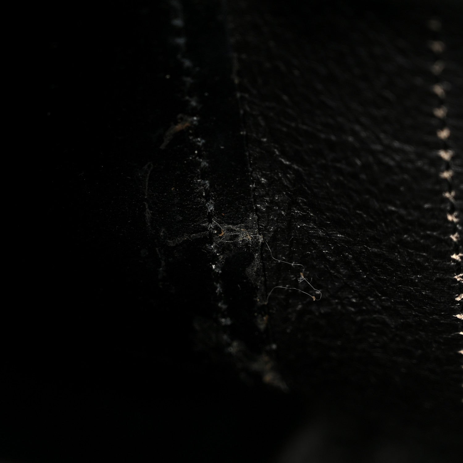 Metallic Goatskin Logo XXS Everyday Tote Argent Black