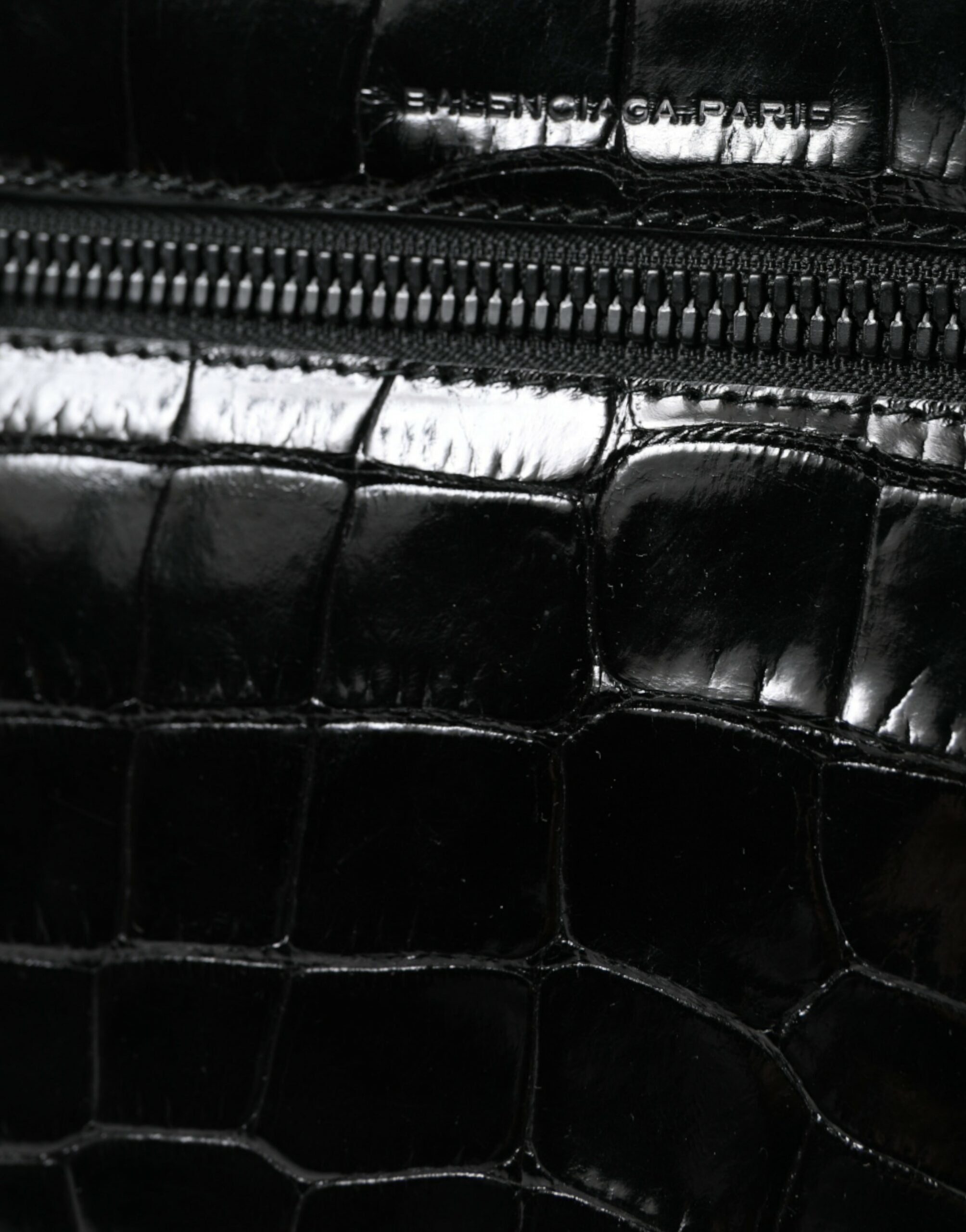 Black Exotic Leather Camera Bag