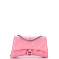 Crush Chain Flap Bag Quilted Crushed Calfskin Small