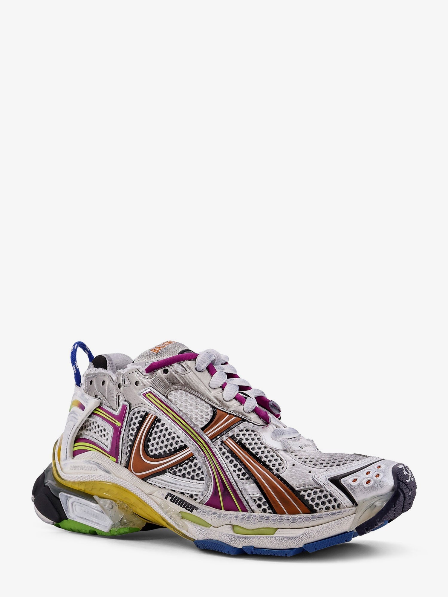 Balenciaga Women Runner Low-Top Mesh Sneakers