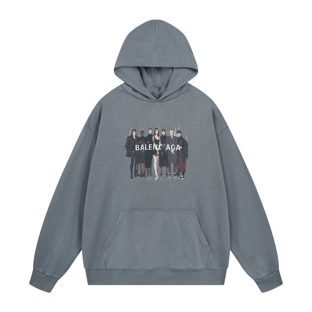 Balenciaga Couples Print Hoodie