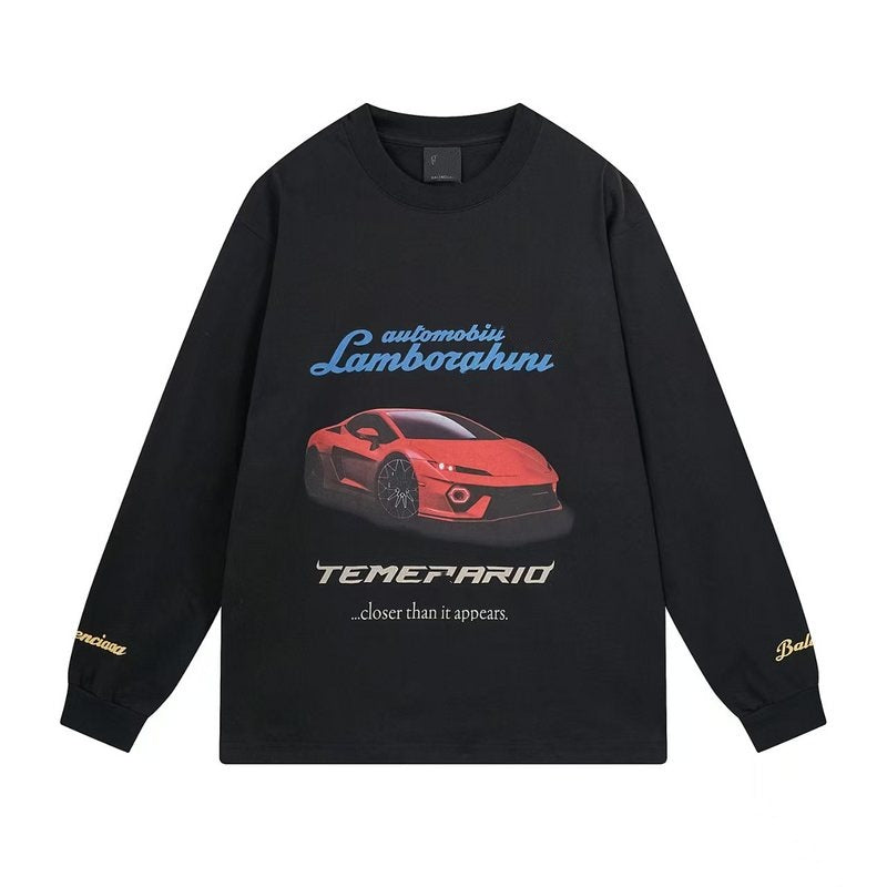 Balenciaga Crew Neck Letter Sweatshirt