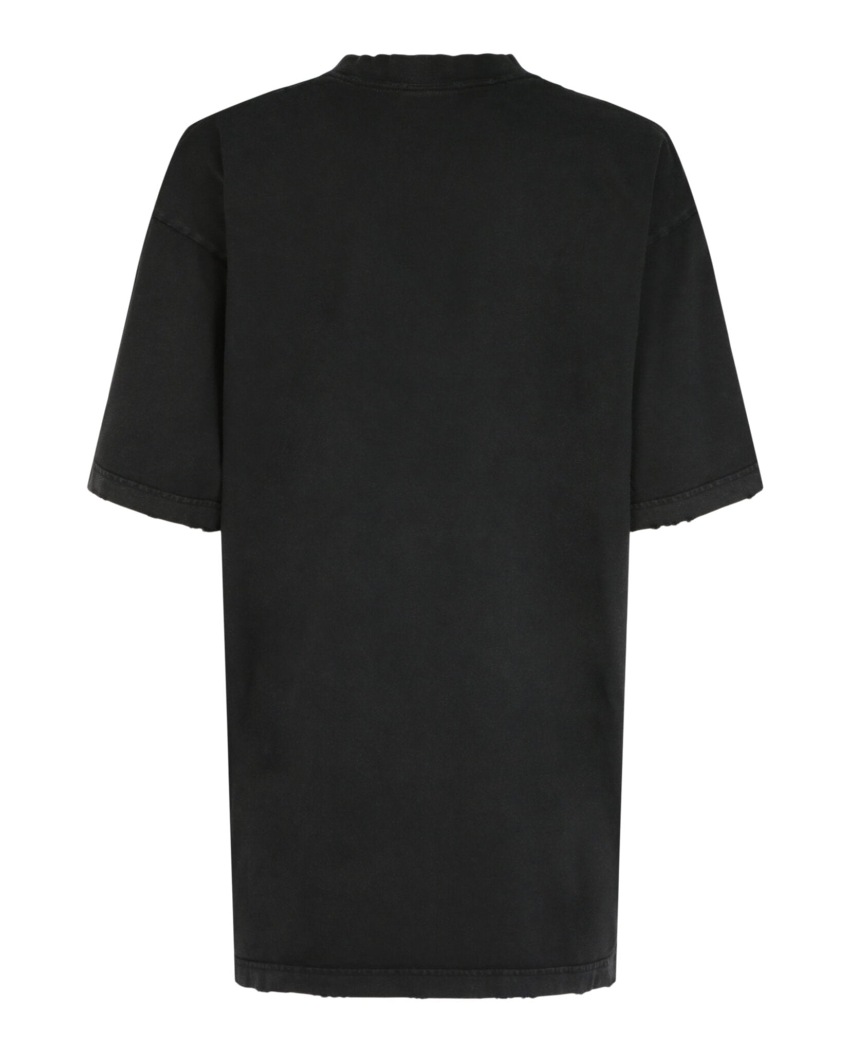 Balenciaga Womens Oversized College Logo T-Shirt