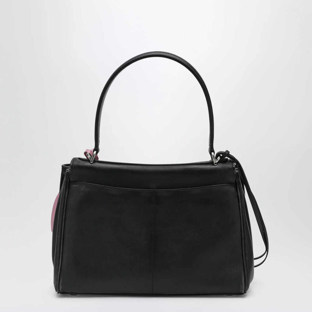 Balenciaga - Small black Rodeo bag in smooth calf leather with charm