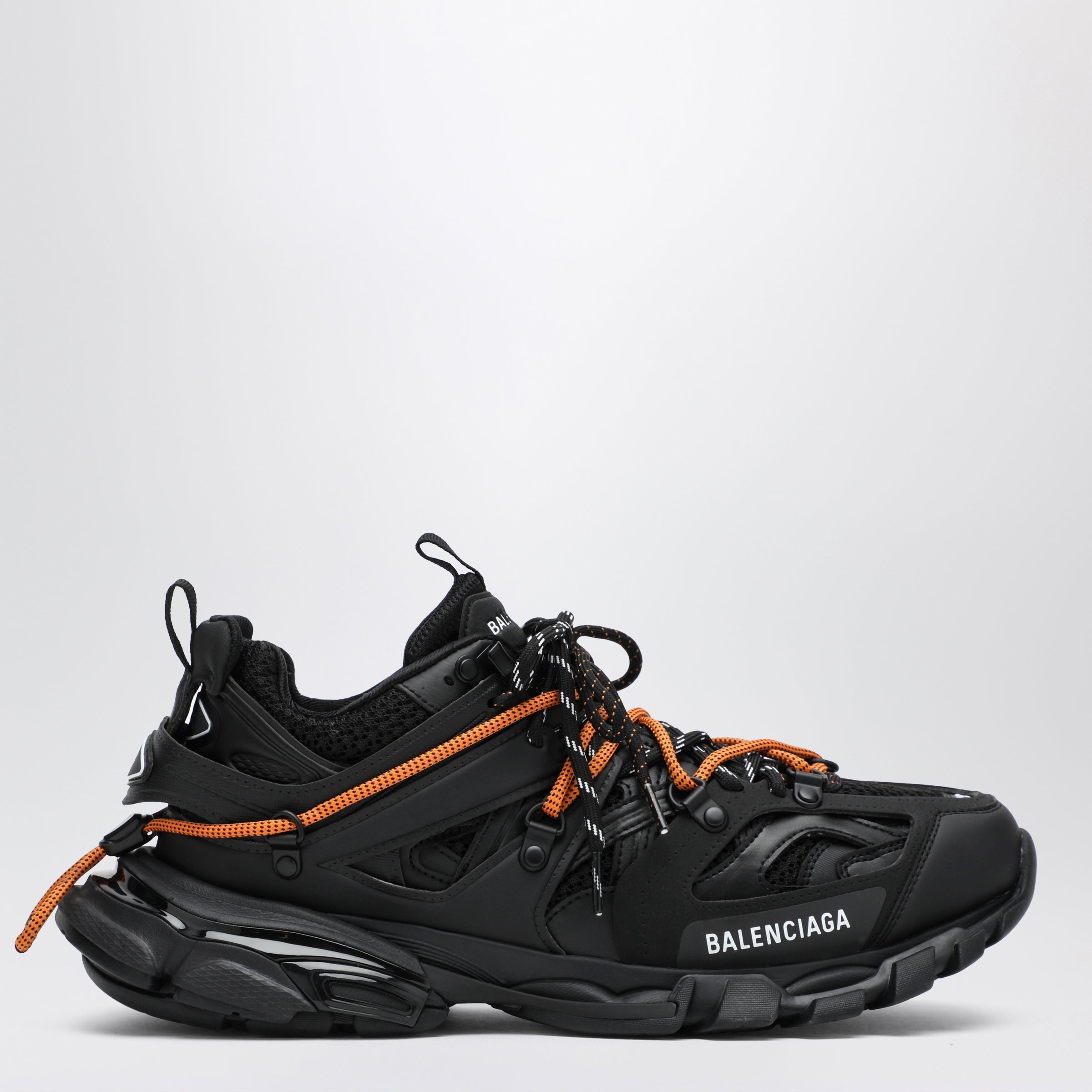 Balenciaga Black/Orange Track Sneakers Men