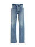 Balenciaga Women Straight-Leg Denim Jeans