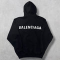 Balenciaga Black Logo Hoodie S (M) Women