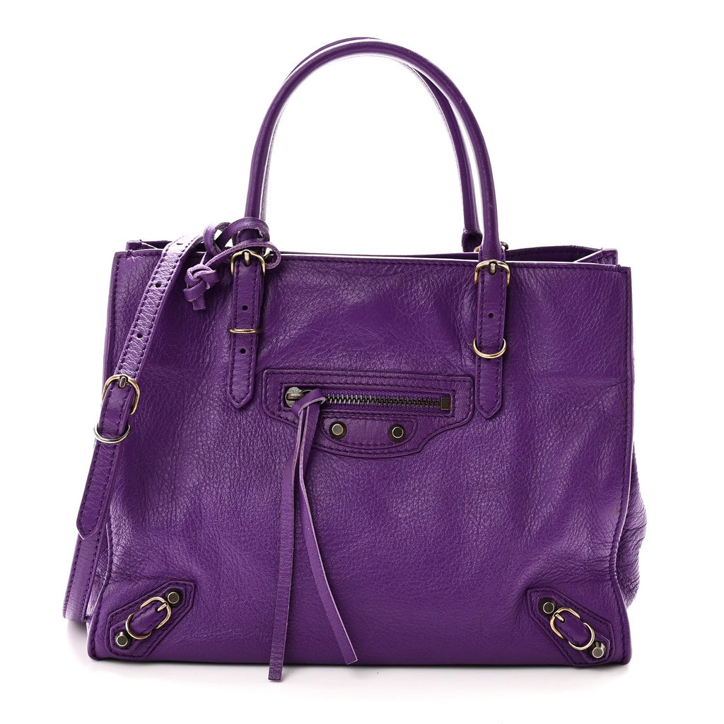 Calfskin Papier Mini A4 Purple