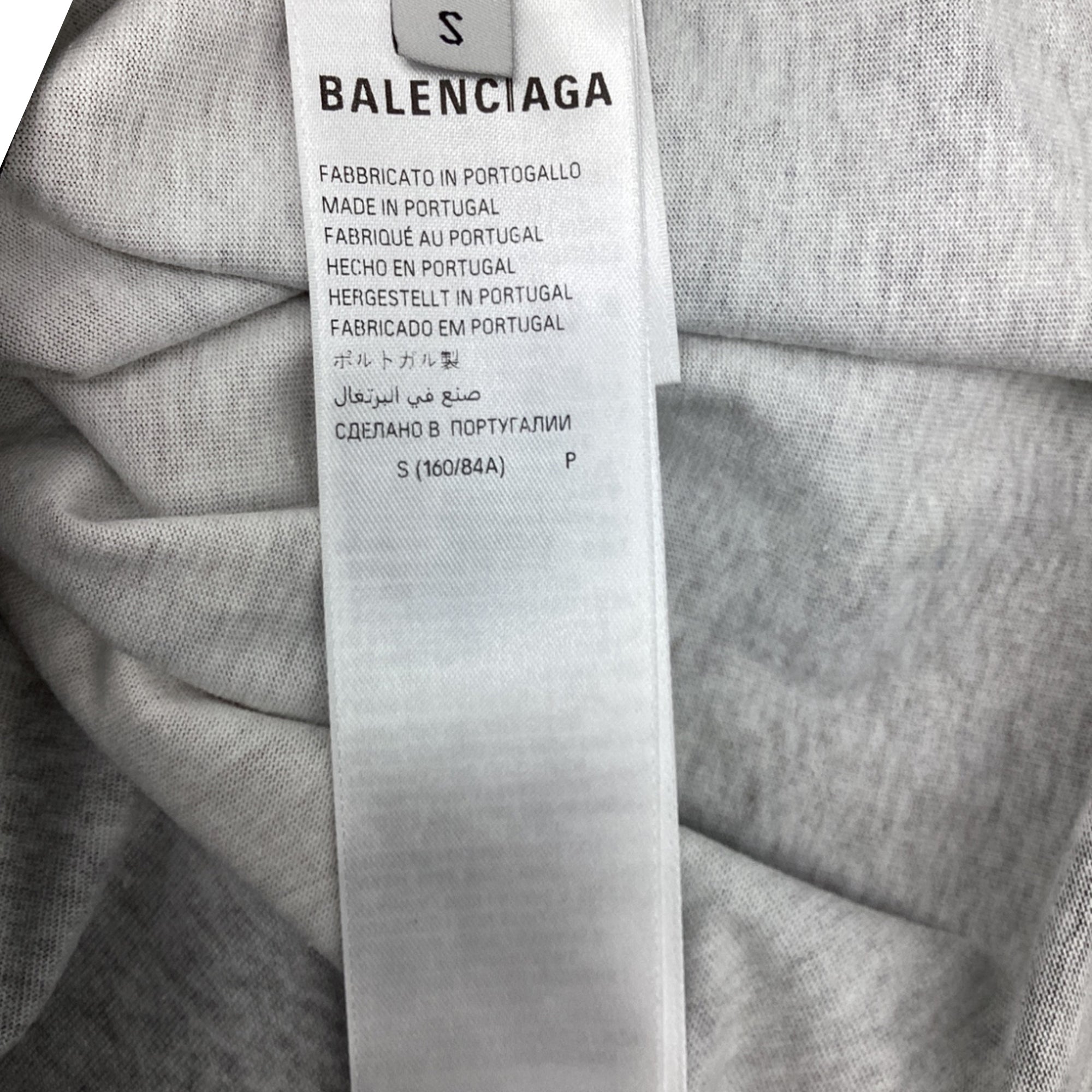 Balenciaga "Remember Me?" Oversized T-Shirt in Multicolor Cotton women