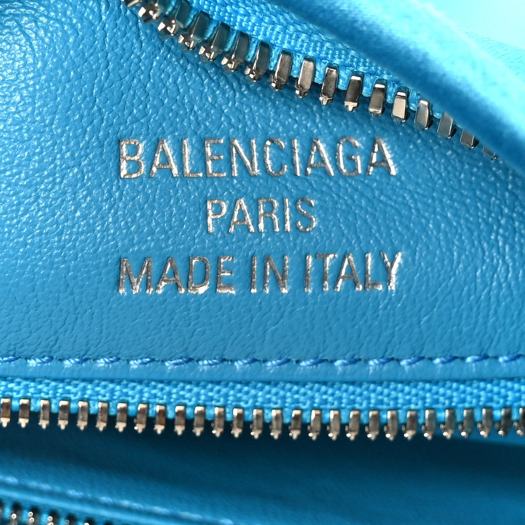 Satin Small Leopolda Shoulder Bag Blue