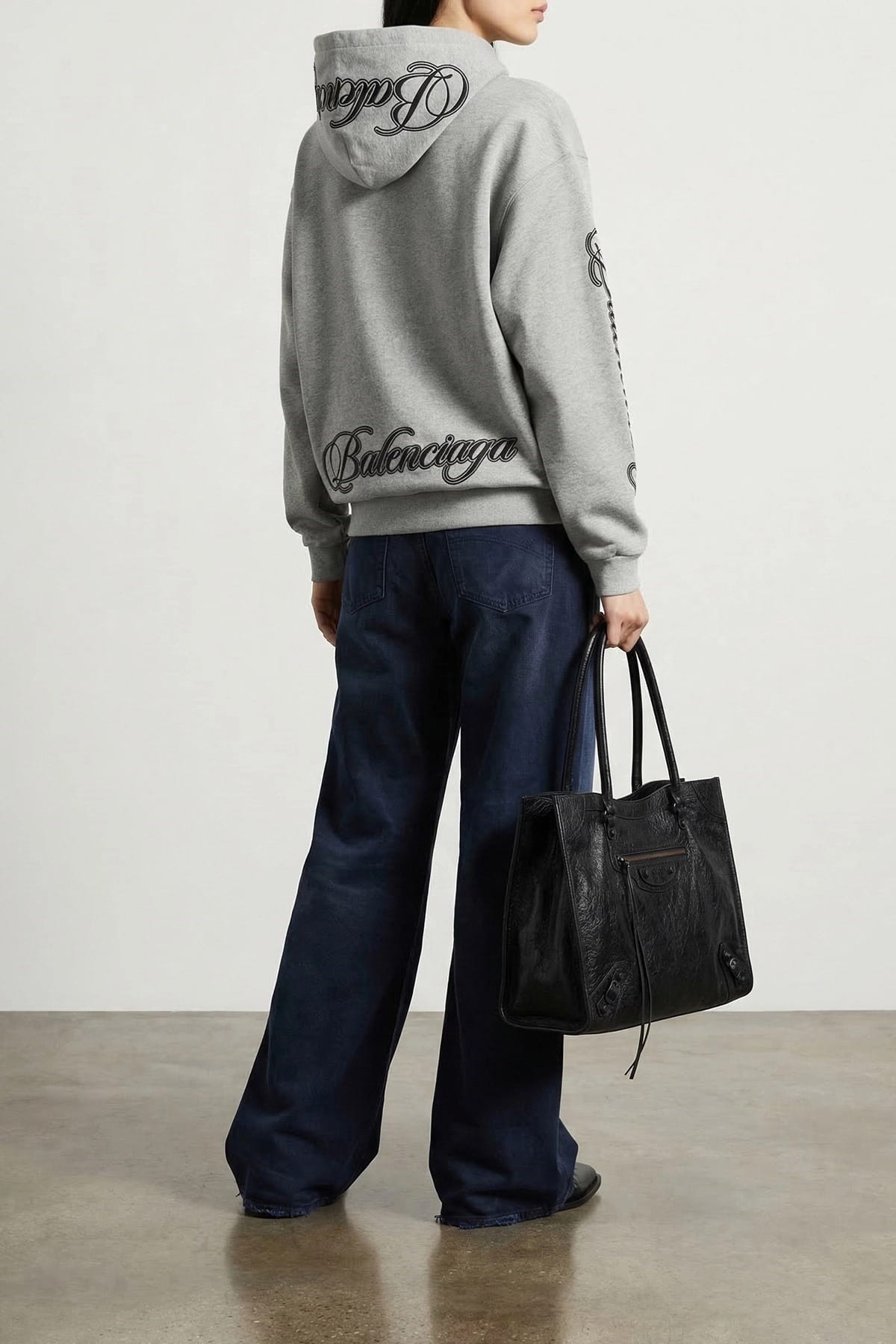 Balenciaga Cursive Hoodie Women