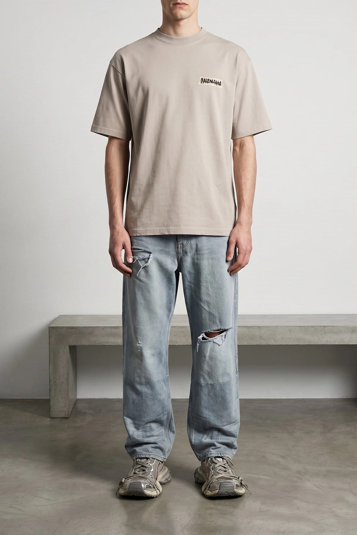 Balenciaga Minimal Baggy Jeans