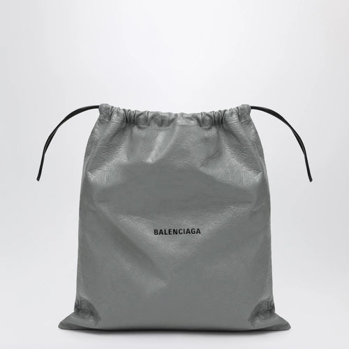 Balenciaga - La Pochette dust bag shopper in Arena lambskin grey