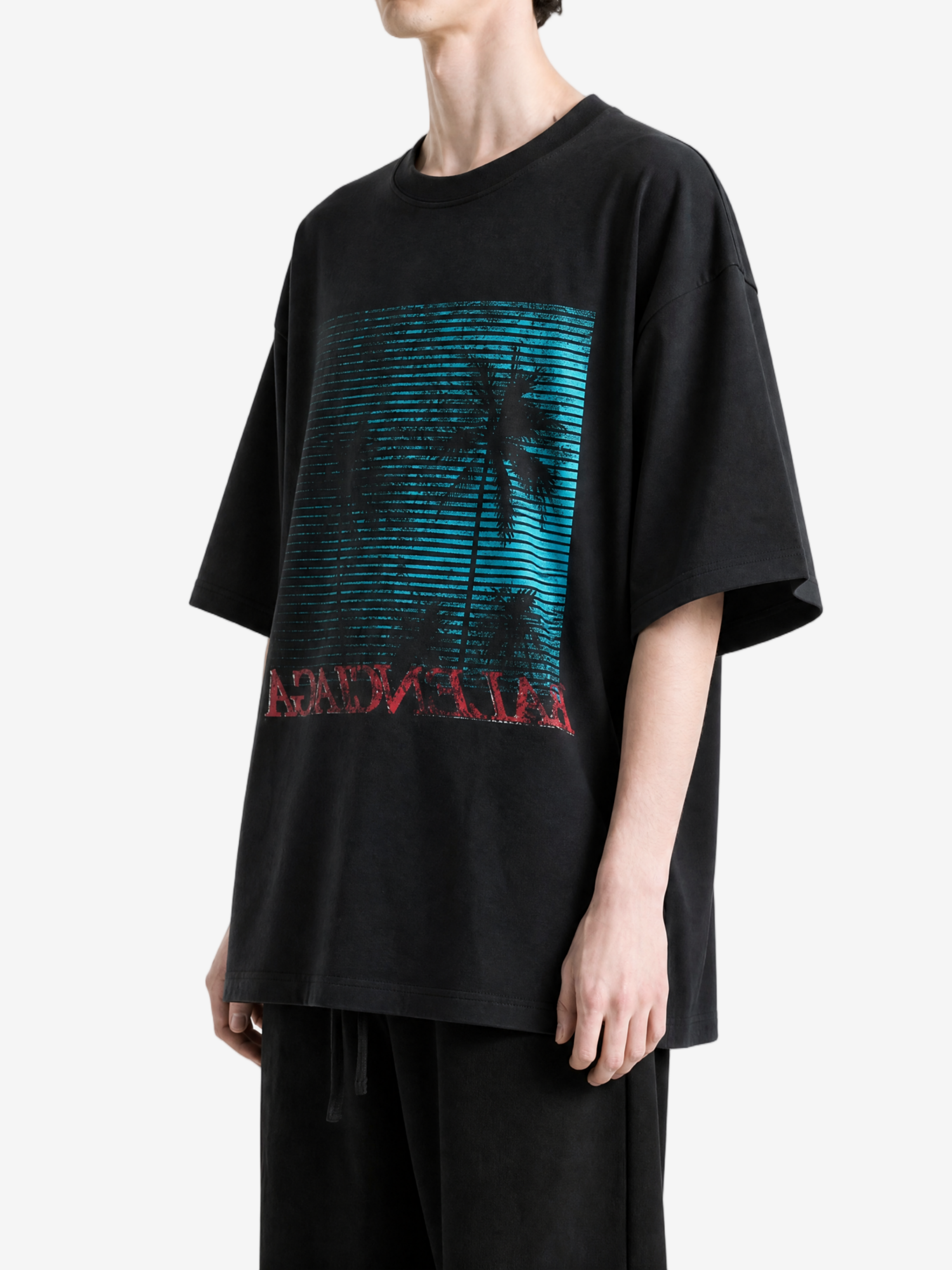 BALENCIAGA - Men Vintage Holiday Oversized T-Shirt