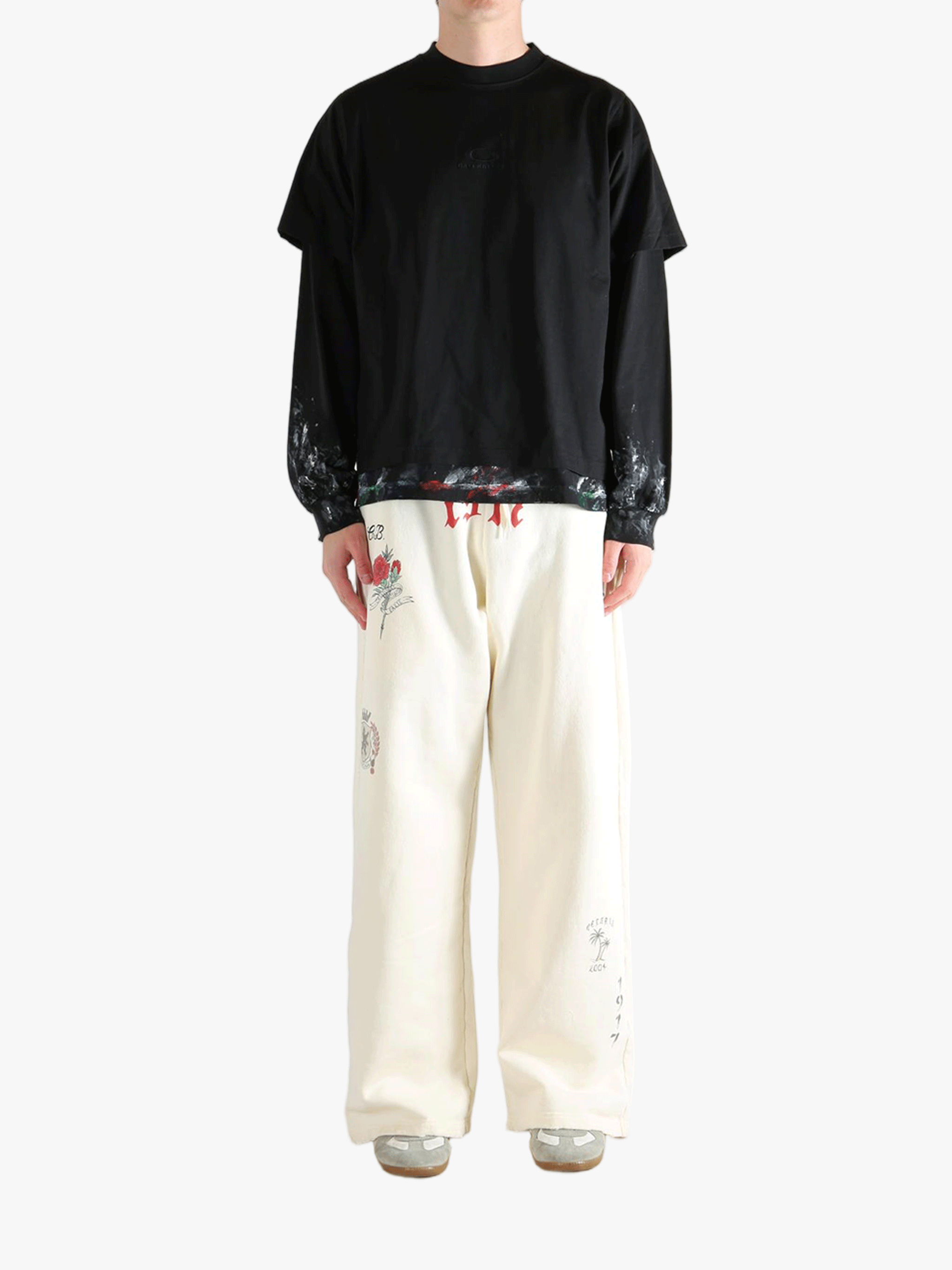 BALENCIAGA - Men Hybrid Double T-Shirt