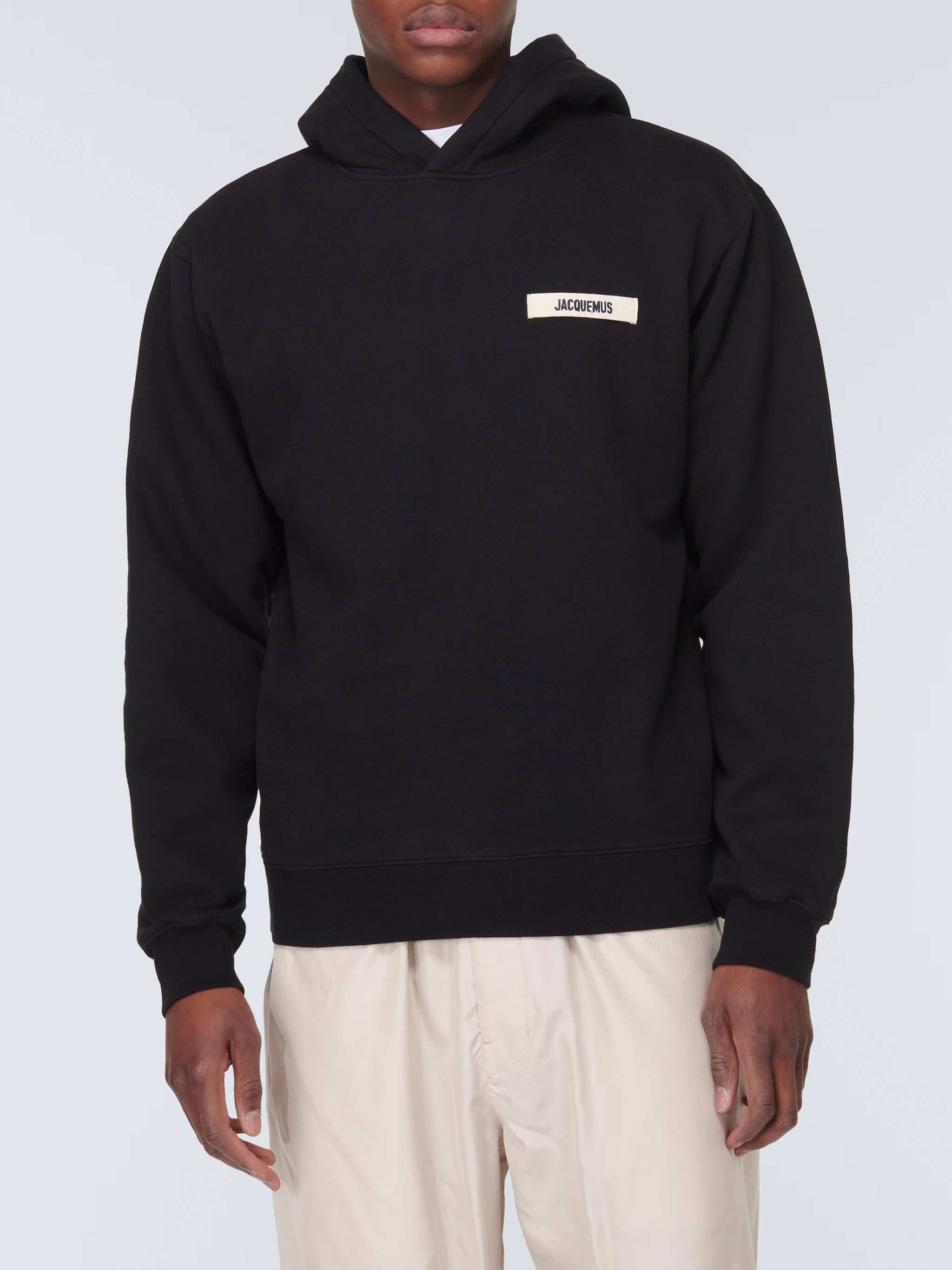 Jacquemus The Gros Grain Hoodie in Black